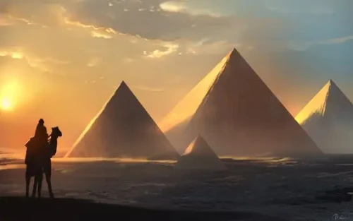 The Great Pyramid of Giza is the largest Egyptian pyramid.